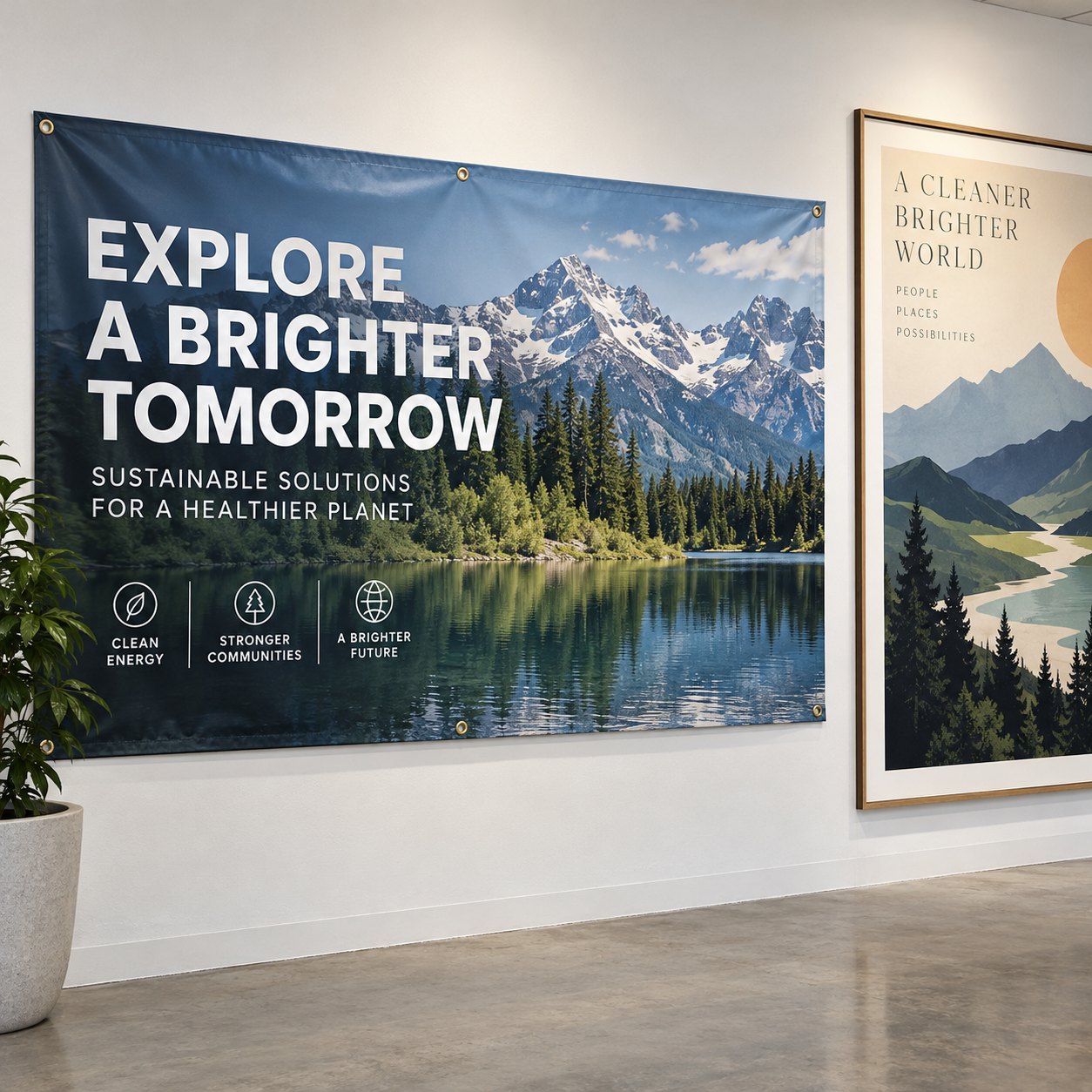 Banners & Posters sample printed by PPS