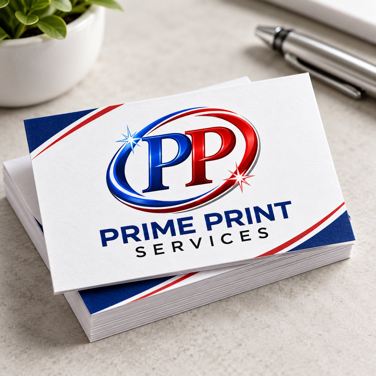 Business Cards sample printed by PPS