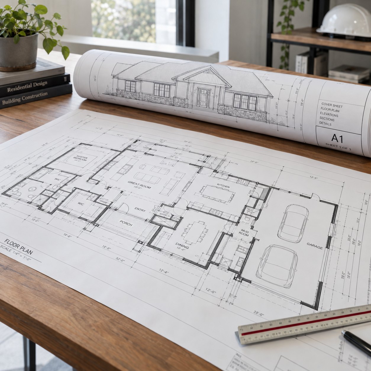 Construction Drawings sample printed by PPS
