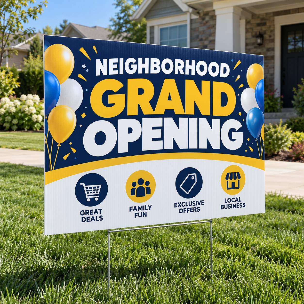 Yard & Outdoor Signs sample printed by PPS