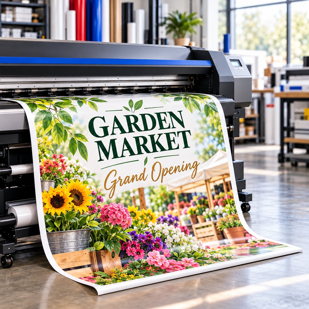 Large-format signs and vehicle graphics